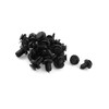 VekAuto 30pcs 10mm Hole Plastic Rivets Trim Panel Fastener Clips