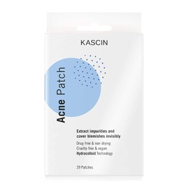 Kascin hydrocolloid spot Ppatch, 39 acne patches, made in Korea, spot acne patch in two sizes: 24 x 12 mm diameter and 15 x 10 mm diameter by Stryze Group