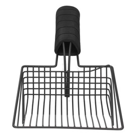 Reusable Metal Cat Litter Sand Scoop Sifter Shovel Pet Cat Cleaning Supplies BlackL