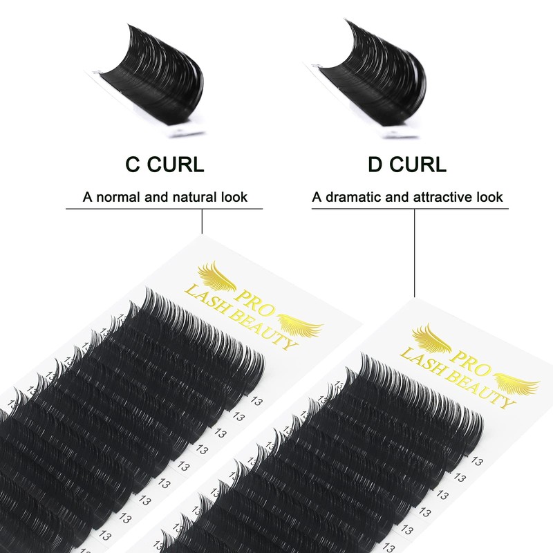 Individual Eyelashes, Volume Eyelashes, C-0.18, 8–15 mm Mix Eyelash Extensions,
