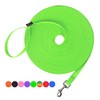 Hi Kiss Dog/Puppy Obedience Recall Training Agility Lead - 15ft 20ft 30ft 50ft 100ft Training Leash - Great for Training, Play, Camping, or Backyard (15 Feet, Green)