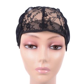 YANTAISIYU 2 pcs/lot Wig Caps for Making Wigs with Elastic Band on the Back E...