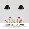Baluue Industrial Light Shade, Cone Ceiling Bulb Guard, Black DIY