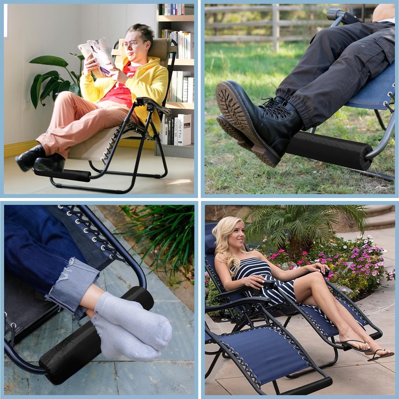 IPENP Zero Gravity Chair Foot Rest, Footrest Cushion for Anti