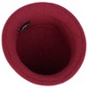 Seeberger Women's Cloche Wool Hat with Appliqué Floreale Pattern One