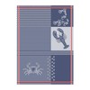 Ross Cotton Tea Towel Crab Martitim Blue 50 x 70