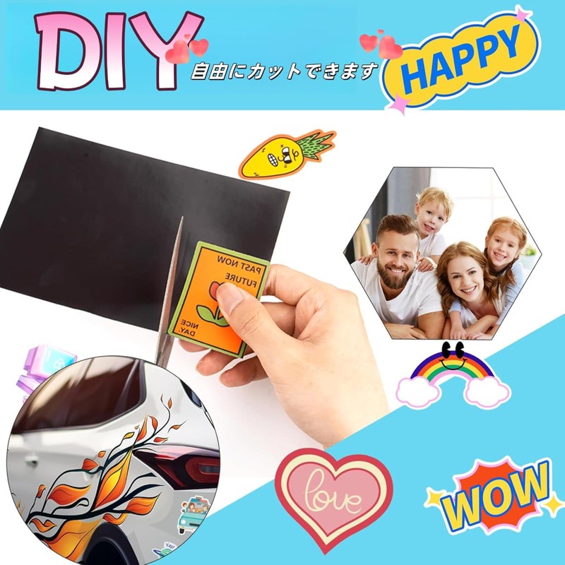 TOWEBOORY Magnetic Sheet, A4, Magnetic Sheet, Photo Paper, Pack of