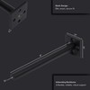 Rose's Rustics Heavy Duty Floating Shelf Bracket 6 Inch Rod