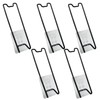 Rierdge 5Pcs Black Self Adjustable Picture Easel Stand Metal Self