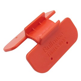 Bullnose Corner Trim Gauge, Bullnose Trim Gauge Paint Scriber Tool Trim Router Bits Woodworking Marking Tool for Crown Molding Drywall Corners (Orange)