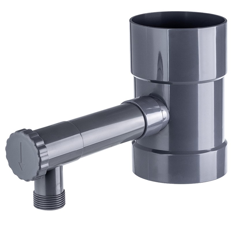 KADAX Rain Collector 100 mm, Rainwater Collector for Downpipe, Rain