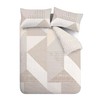 Catherine Lansfield Larsson Geo Reversible Single Duvet Cover Set with