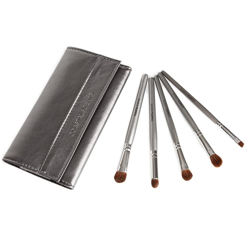 Coastal Scents Smoky Eyes Brush Set, 0.17-Inch, 2.82-Ounce