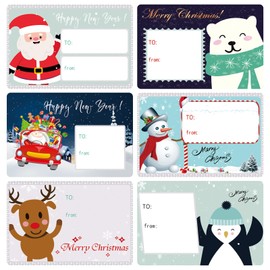 90 pcs Christmas Name Stickers Premium Christmas Envelope Labels Merry Christmas Tags Stickers Christmas Envelope Stickers Christmas Sticky Labels Christmas Decoration Stickers
