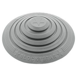Pekasa Round Door Stopper, Unique Door Stop, Rubber Door Stopper, Door Stoppers for Bottom of Door, Colorful Door Stops, Doorstop for All Types of Floor, Door Stops for Bottom of Door Wedge (Grey)