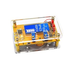 DC Buck Module Adjustable Buck Converter Step Down Voltage Regulator 6V-32V 30V 24V 12V to 1.5-32V 5V 5A LCD Power Supply Volt Reducer Transformer Module Board with USB Port Protective Case