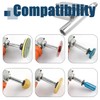Bestgle 3 Pcs Angle Grinder Extension Shaft Set M5/8-11 Thread