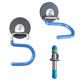 XXHong 2PCS Broom Holder Magnetic Broom Hooks Do Not Require Drilling Warehouse Kitchen Refrigerator Metal Surface Suitable Broom Holder Wall Mount