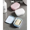 PEISAINOX Travel Soap Case with Lid,Leakproof Soap Holder with Drainage