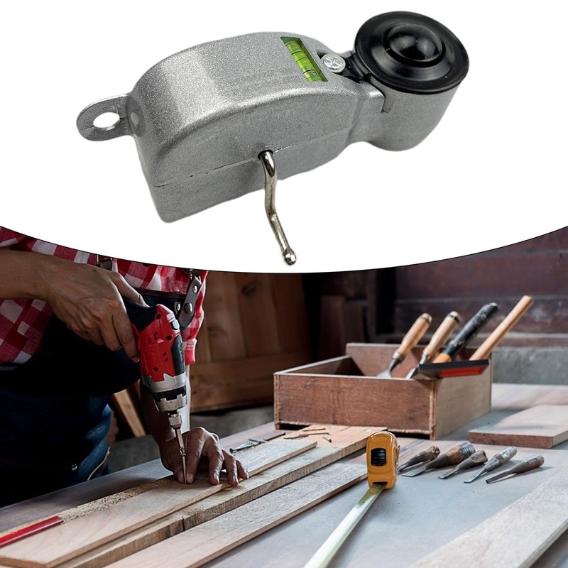 Colcolo Carpenter Ink String Chalk Line Marker with Horizontal Bubble