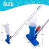 Sepetrel Upgraded Swimming Pool Spa Jet Vacuum Cleaner with Brush