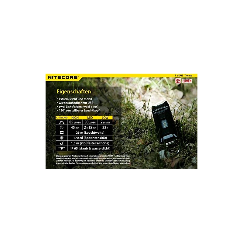 Nitecore Thumb T-Series