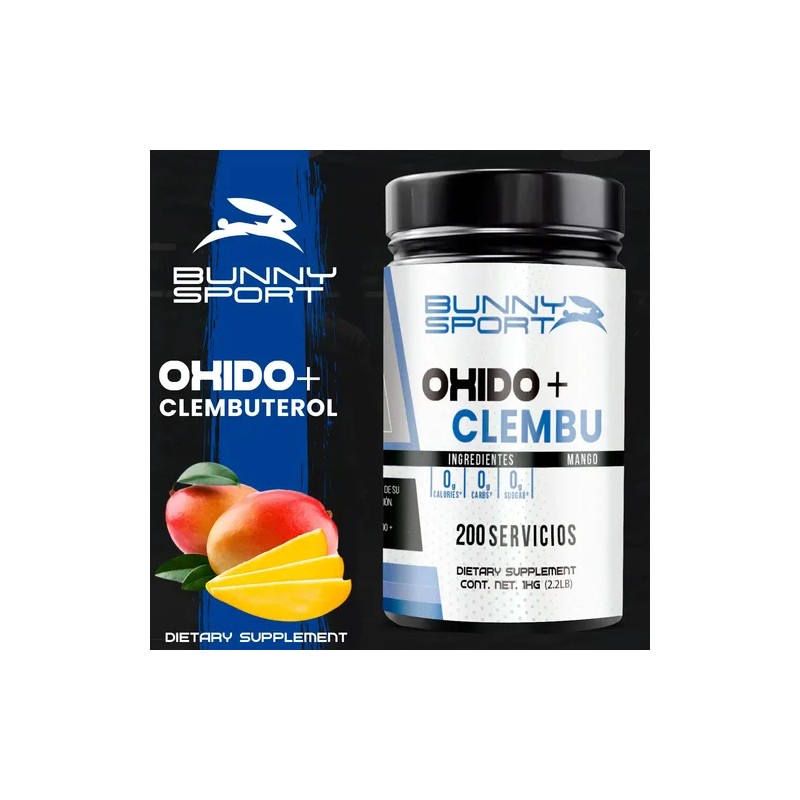 Óxido Nítrico Clembuterol Bunny Sp Protein 1kg Preentreno