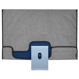 CaSZLUTION Monitor Dust Cover Compatible with iMac 24 inch 2021/2023 All in one Desktop Computer - Oxford Fabric Monitor Dust Cover Case Protective Screen Sleeve for iMac 24", Gray