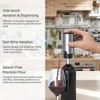 Saraudy Rechargeable Electric Wine Aerator and Dispenser Set, Electric Wine
