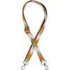 styleBREAKER Narrow Bag Shoulder Strap Adjustable with Colourful Zigzag Pattern,