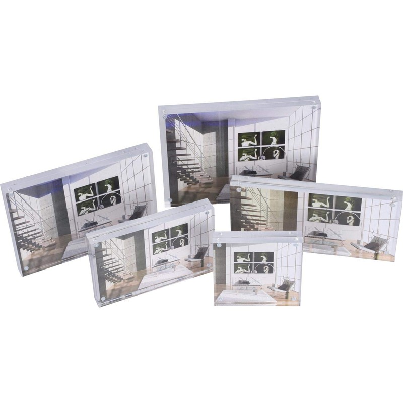 Henzo Clear Style Acrylic Photo Frame, Transparent, 10 x 20