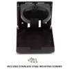 GSE Cup Holder, Folding Drink Holders, Universal Adjustable Cup Holders