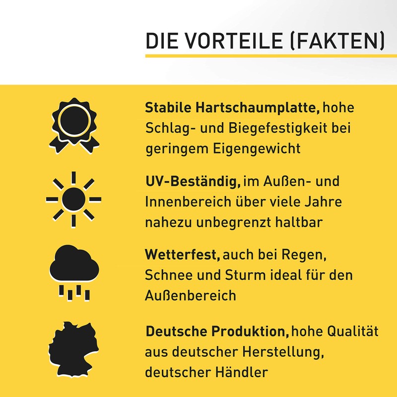 Achtung Videoüberwachung Sign (30 x 20 cm Plastic) - Warning