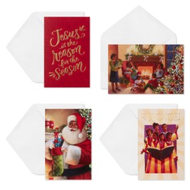 American Greetings African American Christmas Cards Boxed with Envelopes, Traditional & Religious Designs (24-Count)