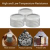 JAKOUE 12 Pairs Wide Mouth Mason Jar Lids & Bands