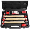 C&T 7 Piece Auto Body Repair Tool Hammer Dolly Set,