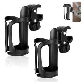 2 Pack Cup Holder for Treestand Hunting, Easy Clamps On Tree Stand Or Climbing Sticks, Universal Cup Holder for Hunting, 360 ° Rotatable Bottle Holder for Hunter