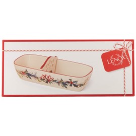 Lenox Winter Greetings Cracker Basket, Multicolor