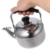 Alipis Stainless Steel Kettle with Whistle Sound Water Boiler for