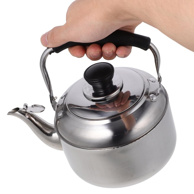 Alipis Stainless Steel Kettle with Whistle Sound Water Boiler for