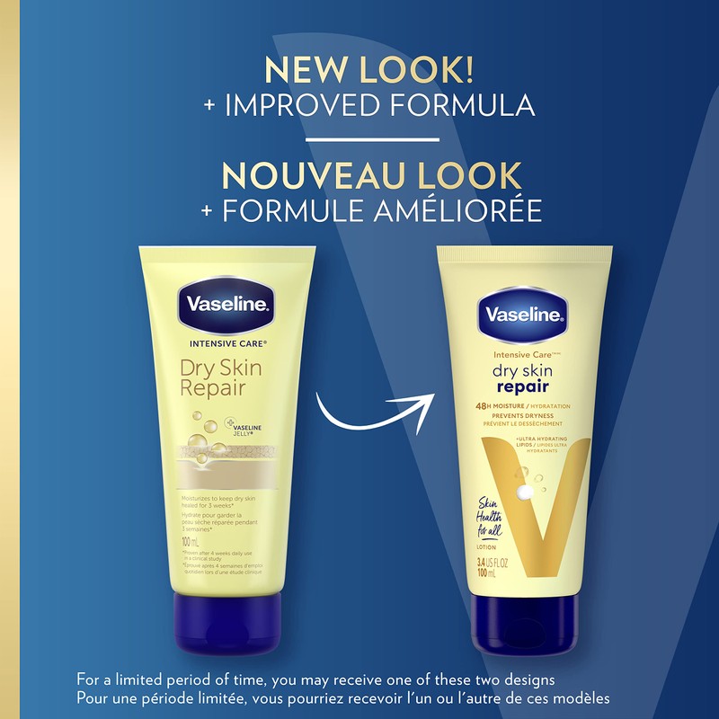 Vaseline Intensive Care Dry Skin Repair Body Lotion dry skin