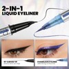 Black and Multichrome Waterproof Liquid Eyeliner, Stay All Day Eye