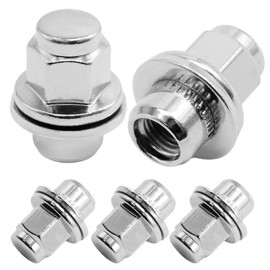 JUUDDENPARTS 5Pcs Wheel Nuts Set, M12 x 1.5 Wheel Lug Nuts, Replacement for Jaguar F-Type 2013-2022 S-Type 1999-2008 X-Type 2001-2009