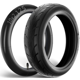 Felixstory 10x2.125 Outer Tire Inner Tube Fit for Ninebot by Segway F25/ F30/ F40/ F65/ D18W/ D28U/ D38U Electric Scooter, Non-Slip Scooter Tyre Replacement Original Tire