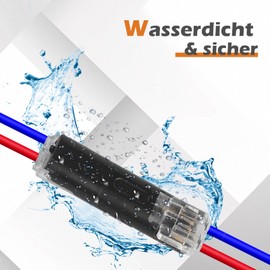 TINGTING Pack of 50 2 Pin Connector with Wire Stripper 18-22AWG