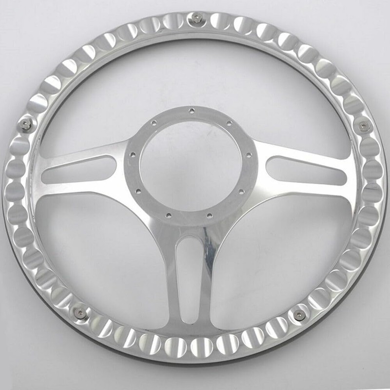 Flashpower 14'' Billet Half Wrap 9 Bolts Steering Wheel with