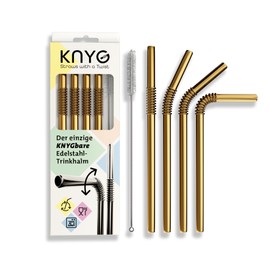 HalmBrüder | The Only Bendable Stainless Steel Straw | Hygienic Certified | Reusable Metal Straw | Reusable Drinking Straws | Stainless Steel Metal Straws