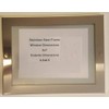 BUILDINGSIGNS.COM Elevator Permit Frame 5X7 Inch Lockable Stainless Steel Frame