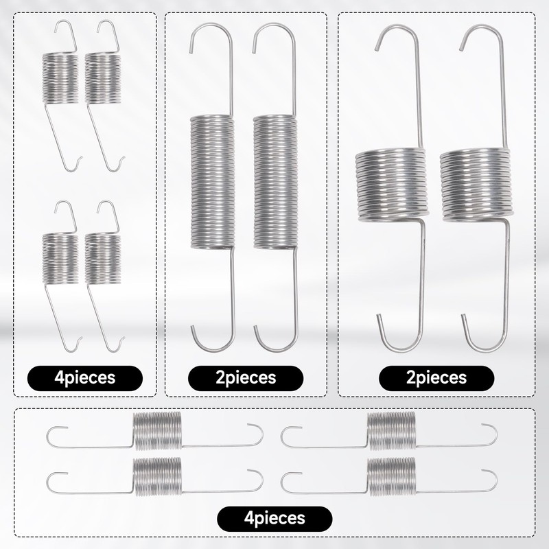 Throttle Return Spring Set Replace 59207, 2 Sets 12 Pcs