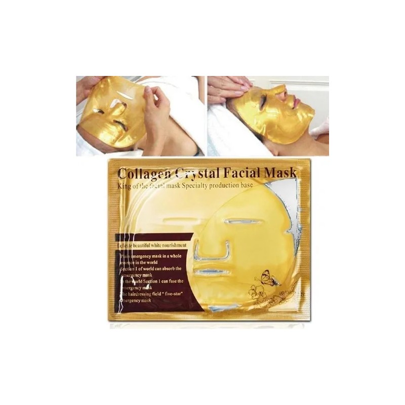 Colageno Facial Cristal Dorada 24k Hidratante Revitalizante